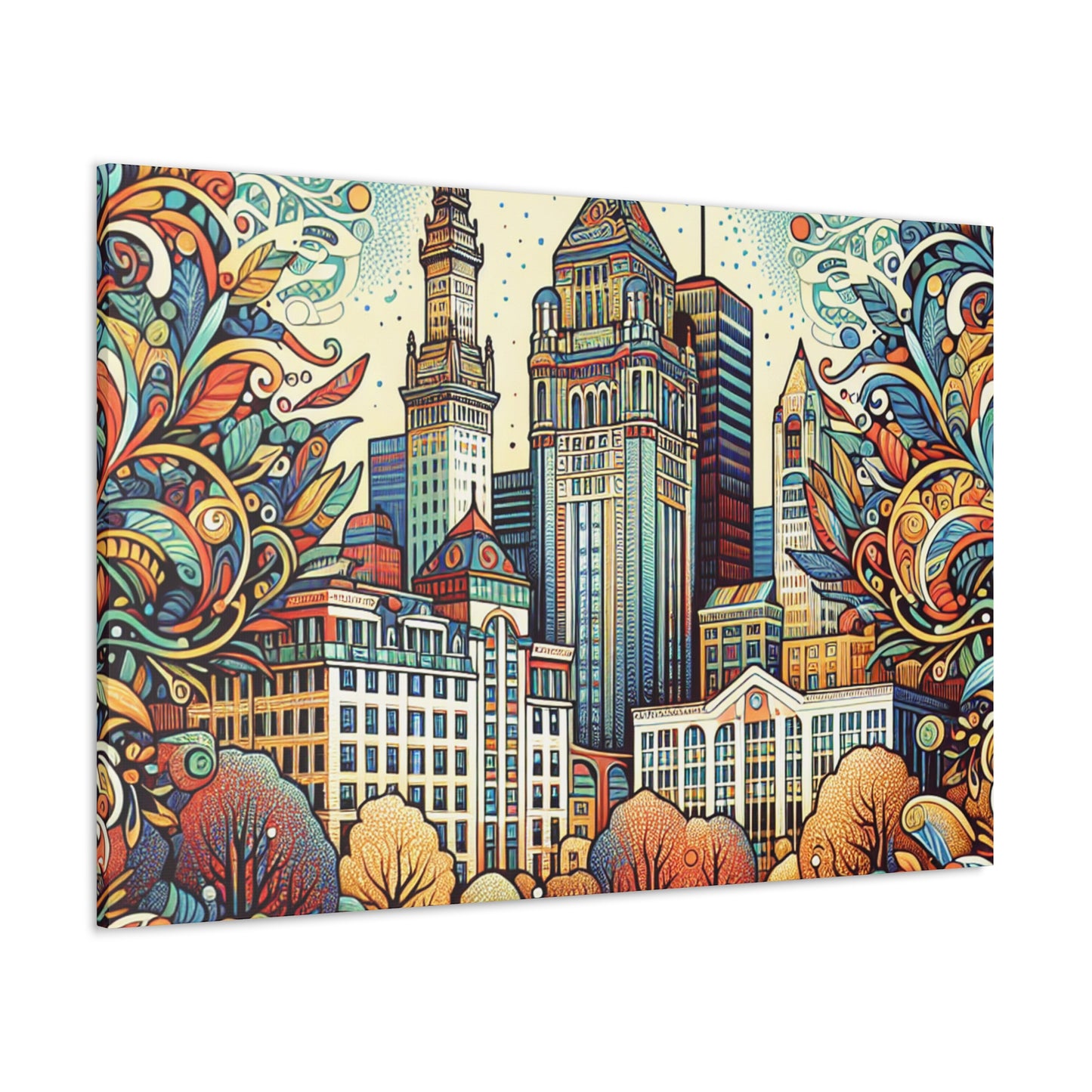 Emerald City Elegance - Canvas