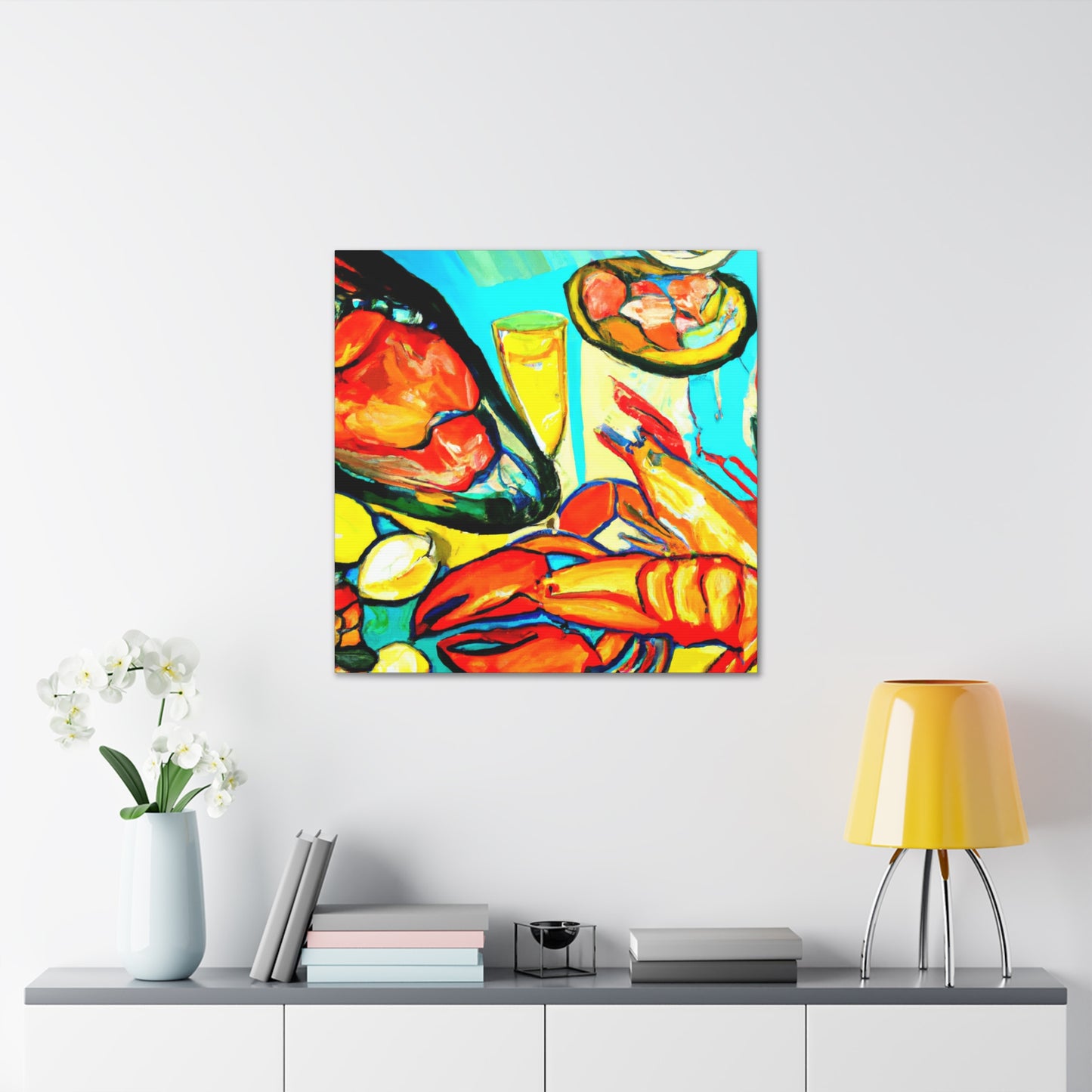 "Seafood in Fauvism" - Canvas