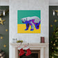 Polar Bear Pop Art - Canvas