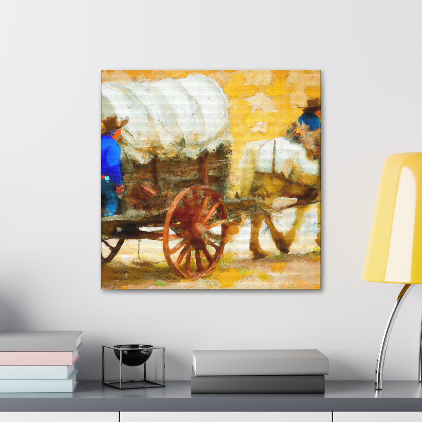 Chuck Wagon Reflections - Canvas