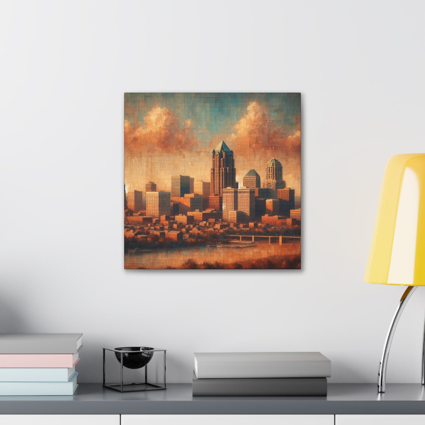 "Concrete Symphony: Urban Elegance" - Canvas