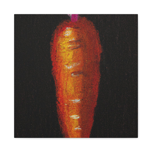 "Carrot Abstract Expressionism" - Canvas