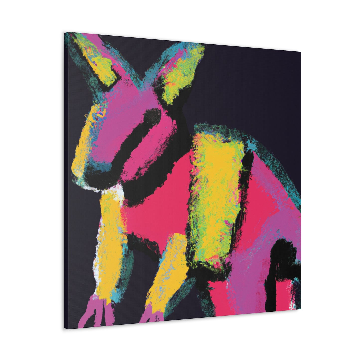 "Wallaby in Abstraction" - Canvas