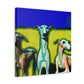 Greyhound of Surrealism - Canvas