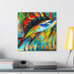 "Sailfish Under the Waves" - Canvas