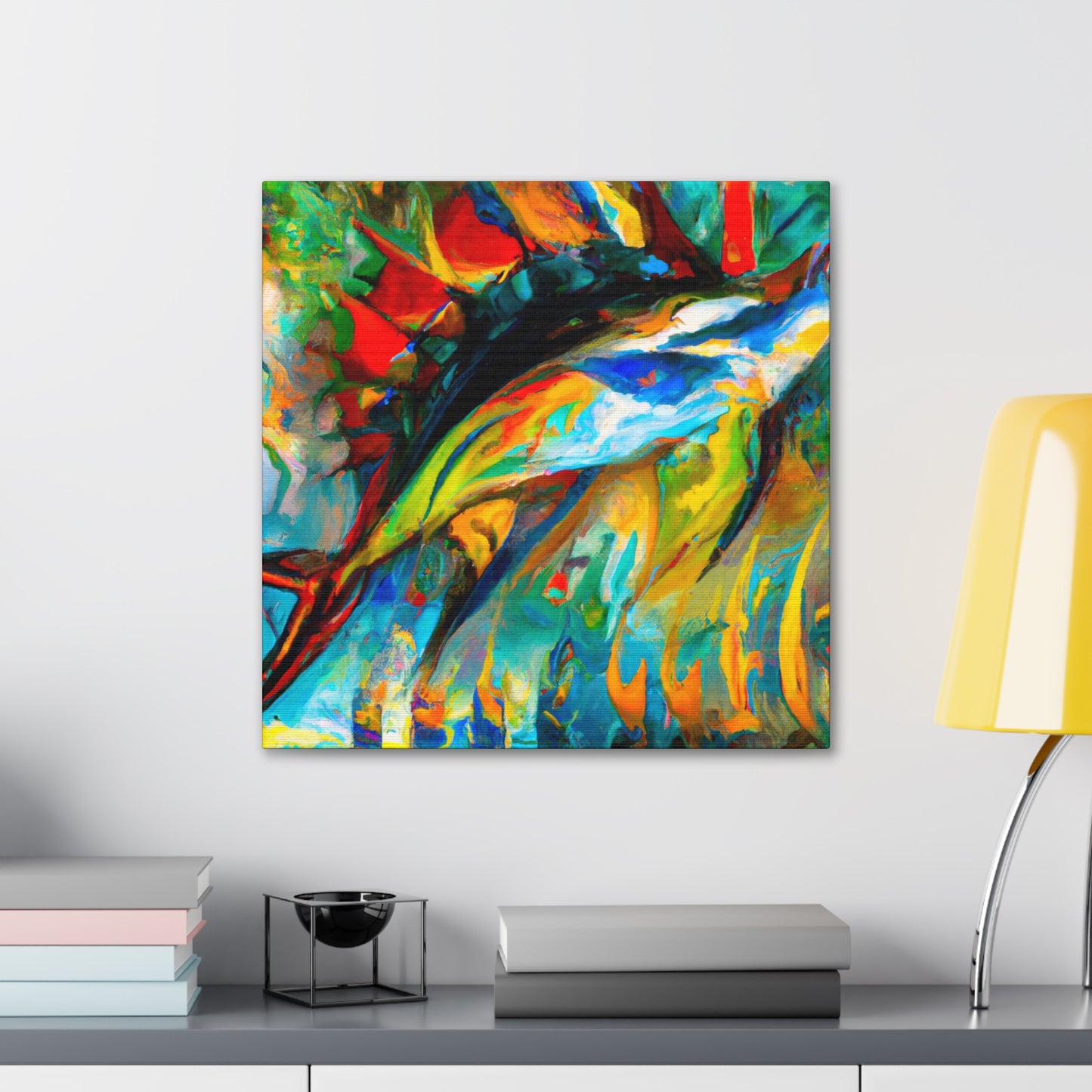 "Sailfish Under the Waves" - Canvas