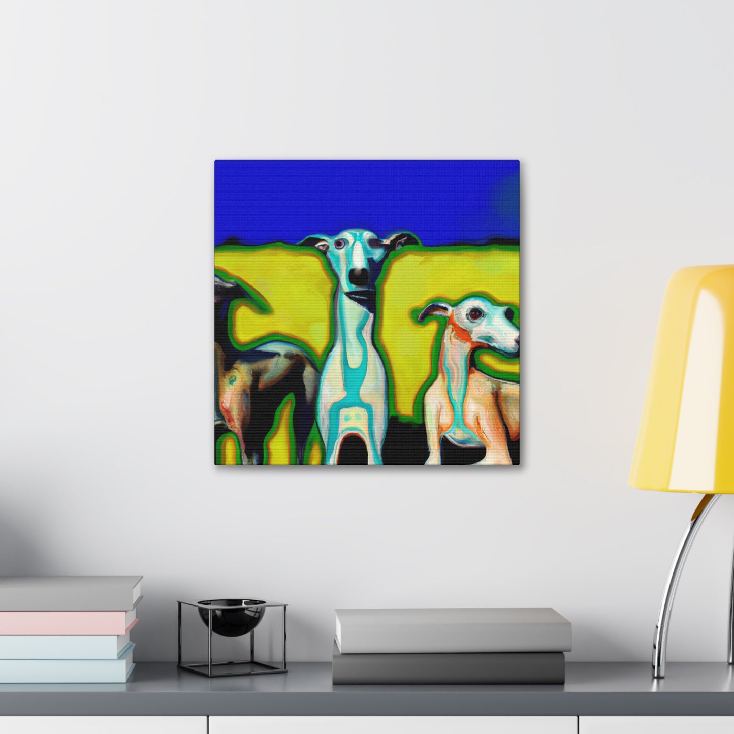 Greyhound of Surrealism - Canvas