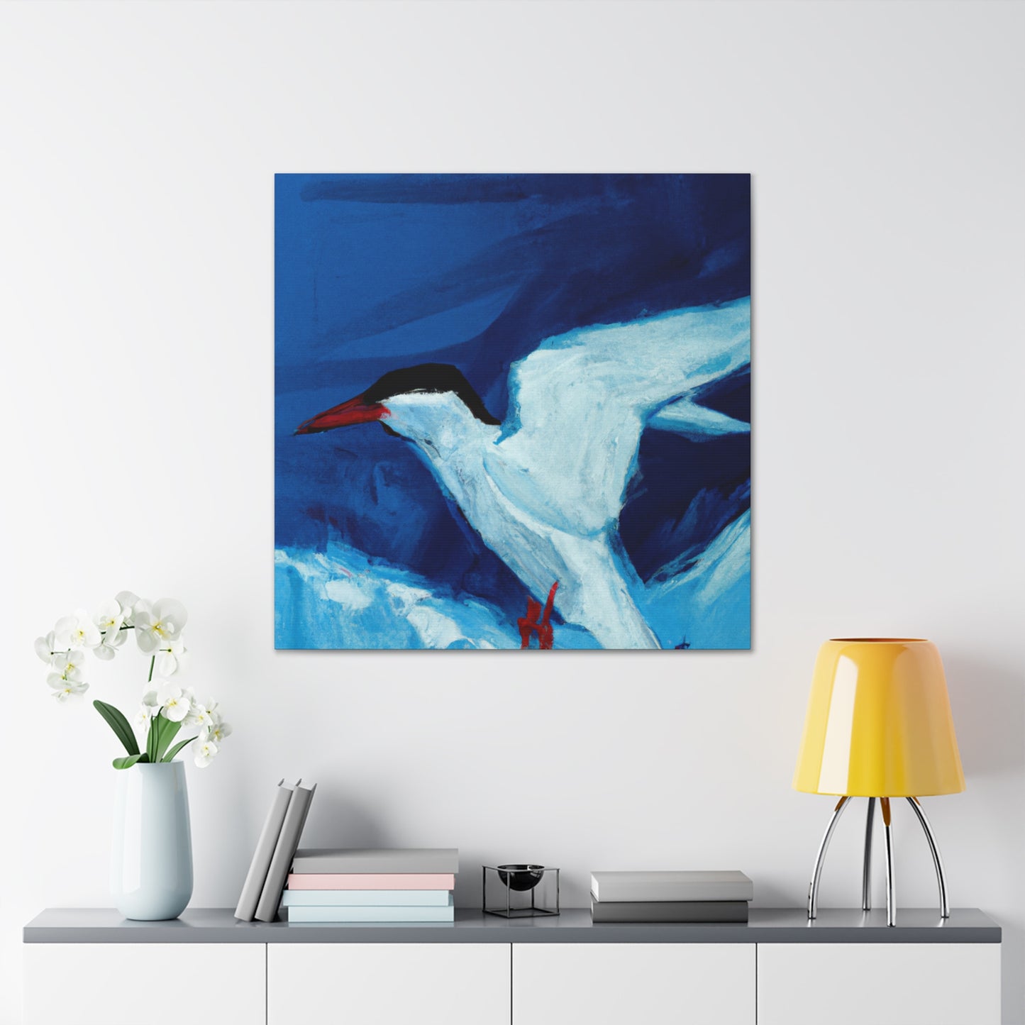 Arctic Tern Expressionism - Canvas