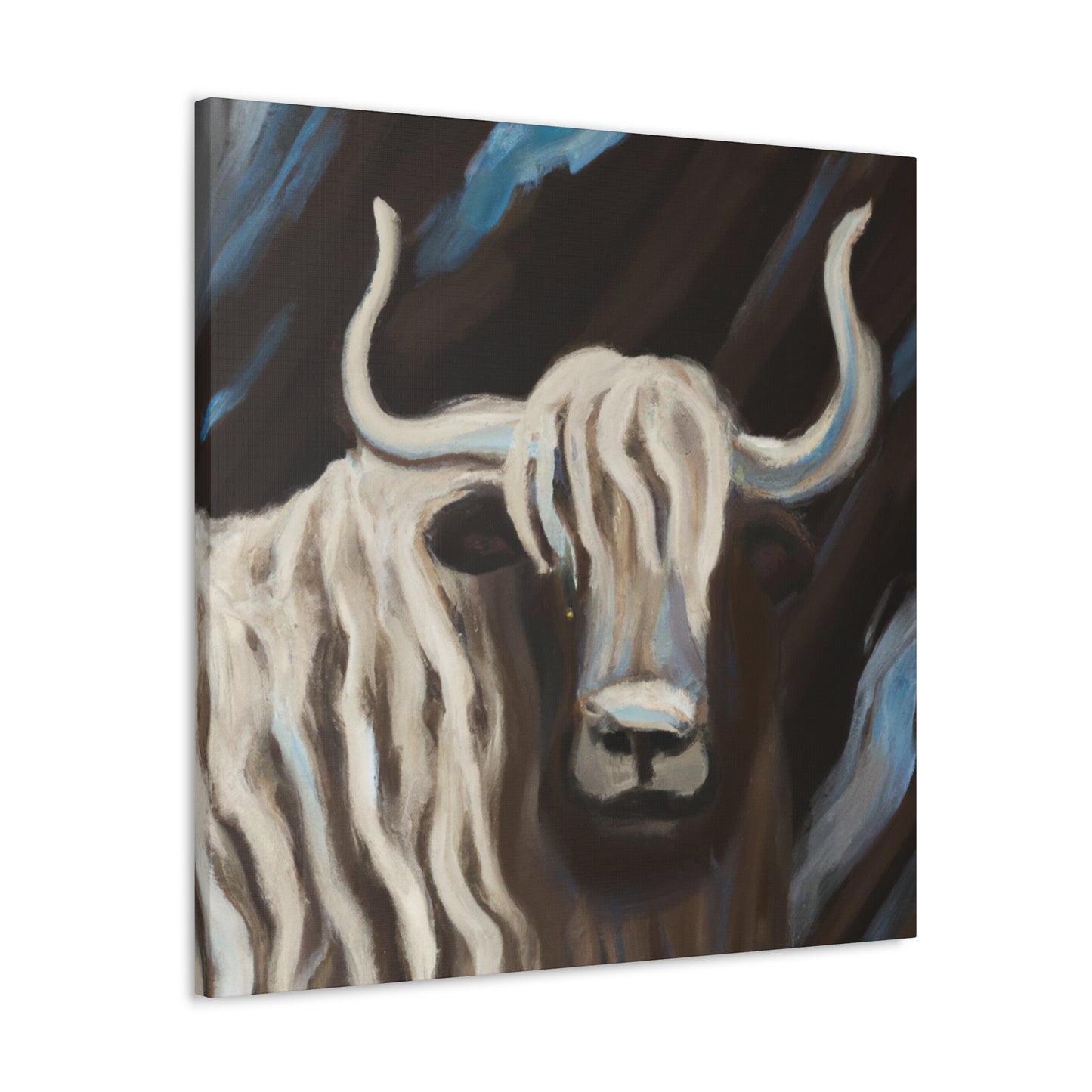 Yaks in Abstract Chaos - Canvas