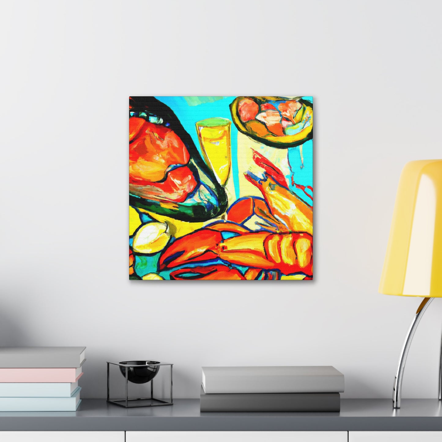 "Seafood in Fauvism" - Canvas