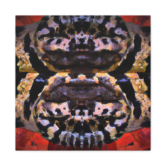 Gila Monster Abstraction - Canvas