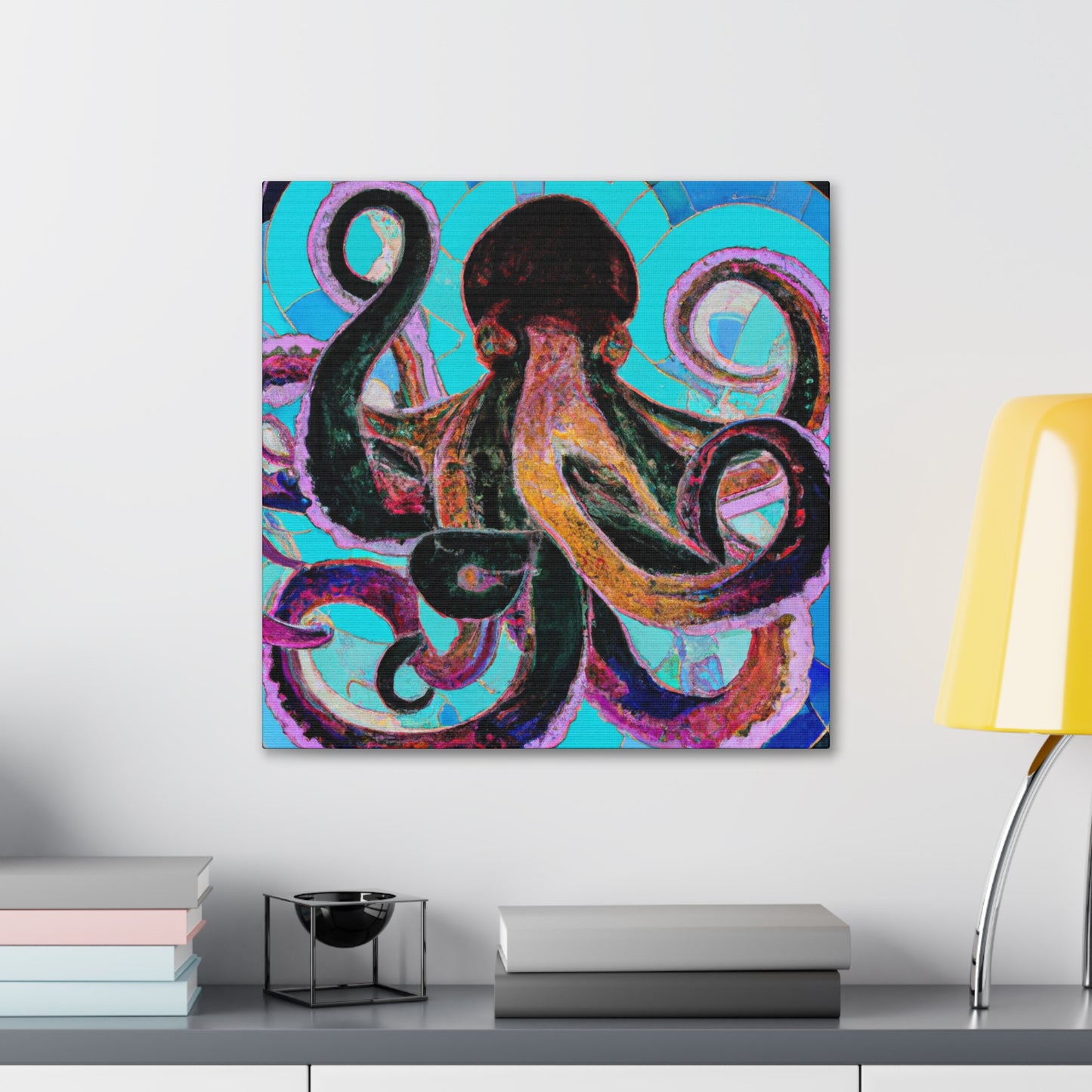 Octopus Dance Tango. - Canvas