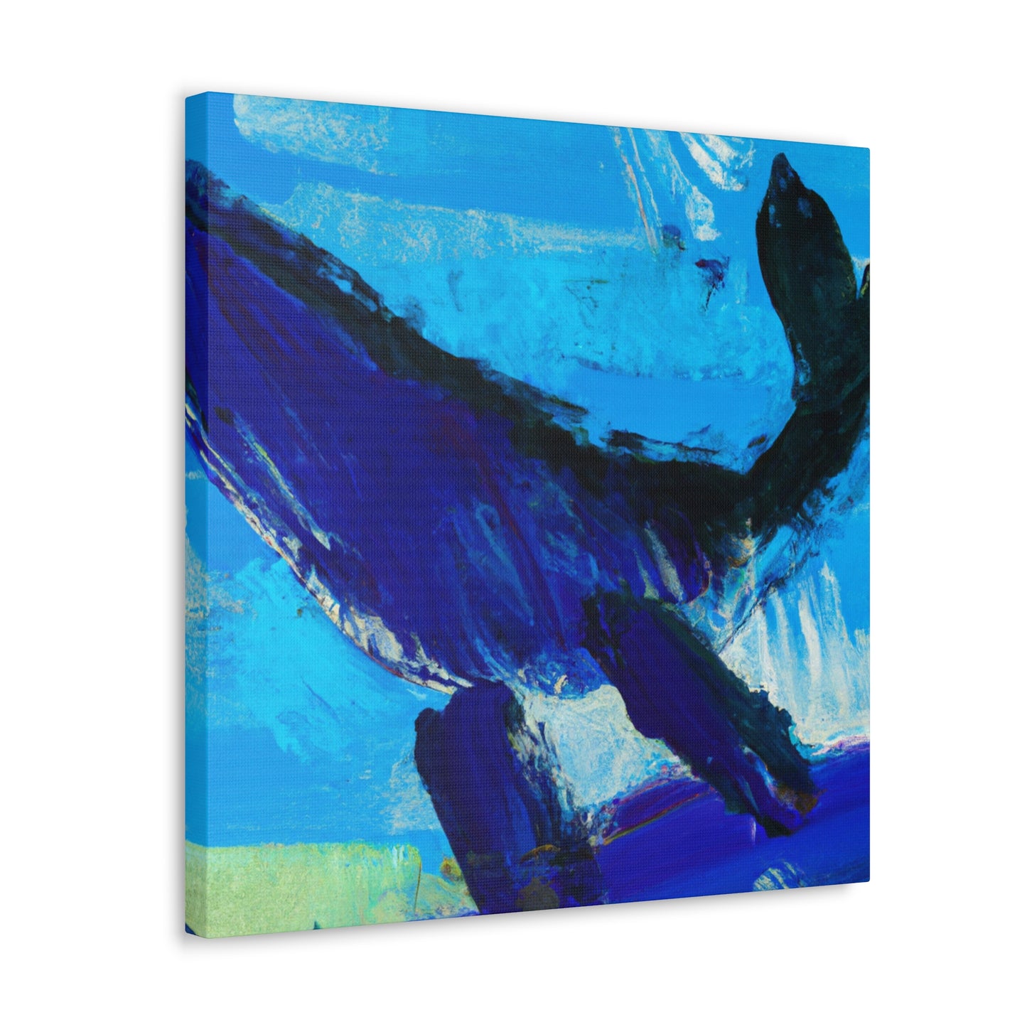 "Whale in Expressionism" - Canvas