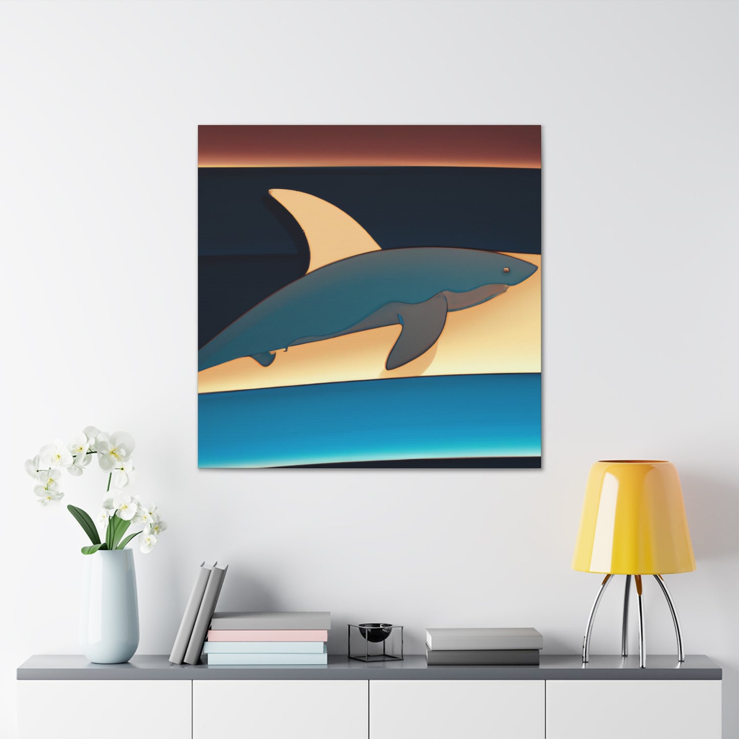 "Great White Majesty" - Canvas