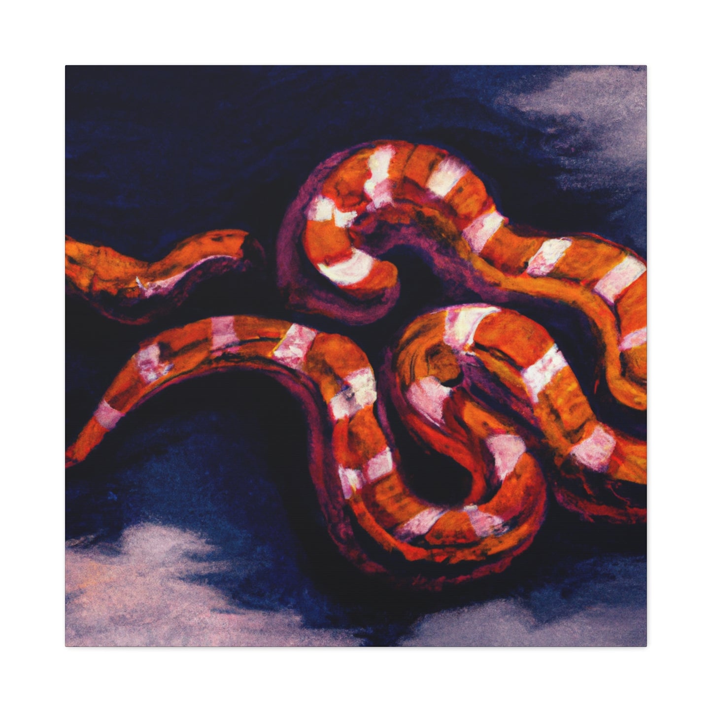 "Corn Snake Contemplation" - Canvas