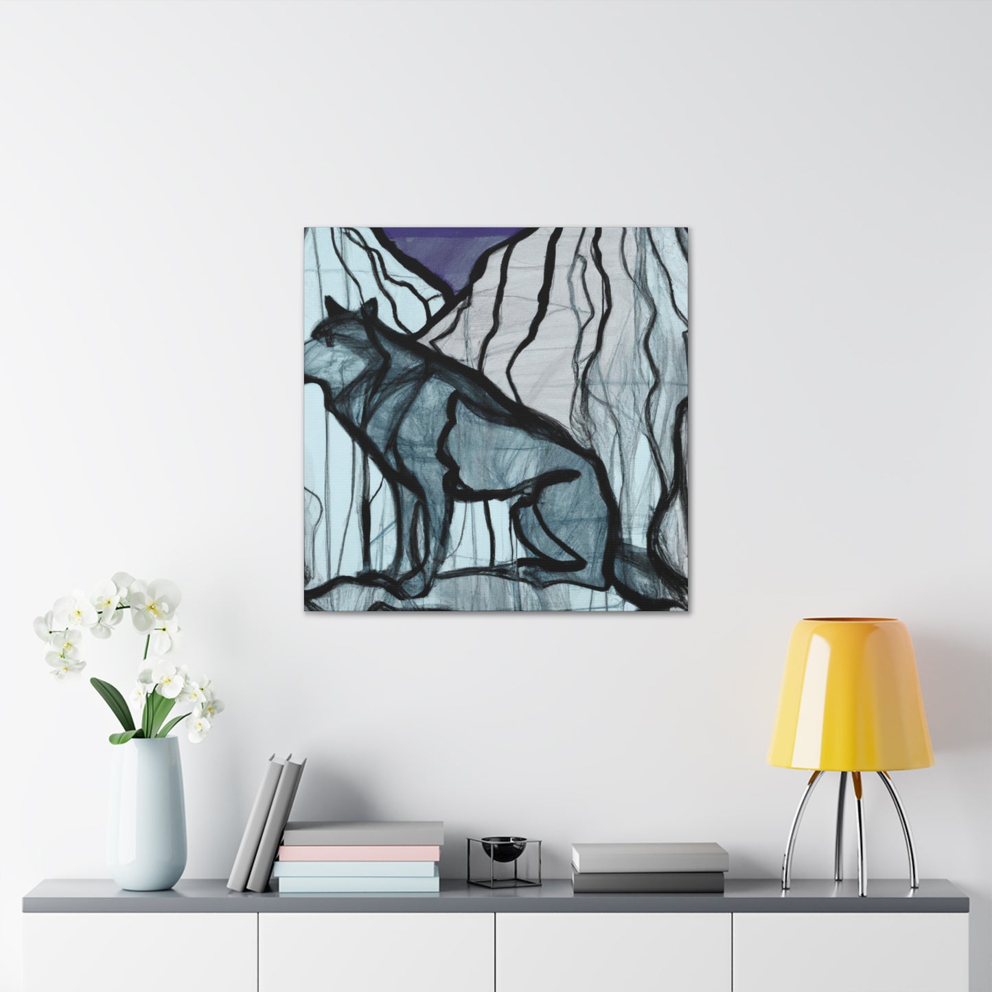 "Wolves in the Wilderness" - Canvas