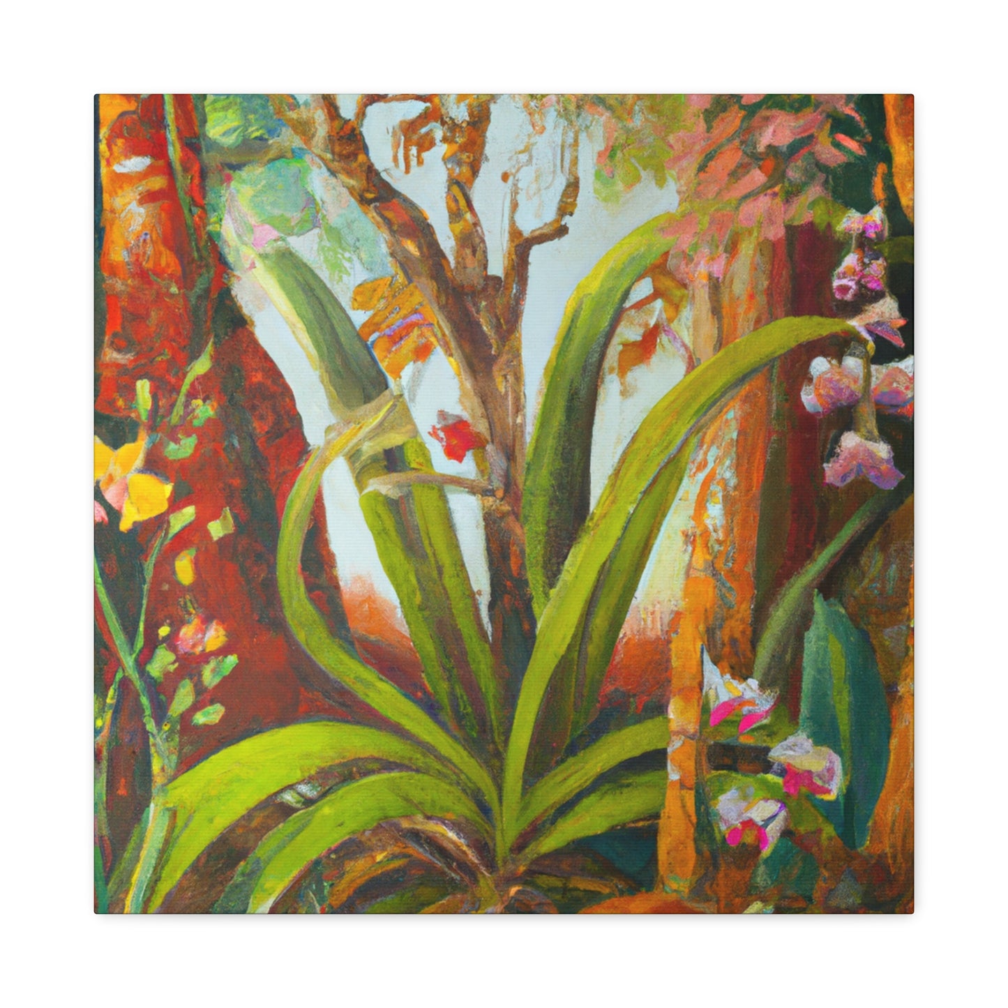 The Orchid's Splendor - Canvas