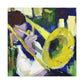 Trombone in Abstraction - Canvas