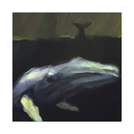 "Whale on the Horizon" - Canvas