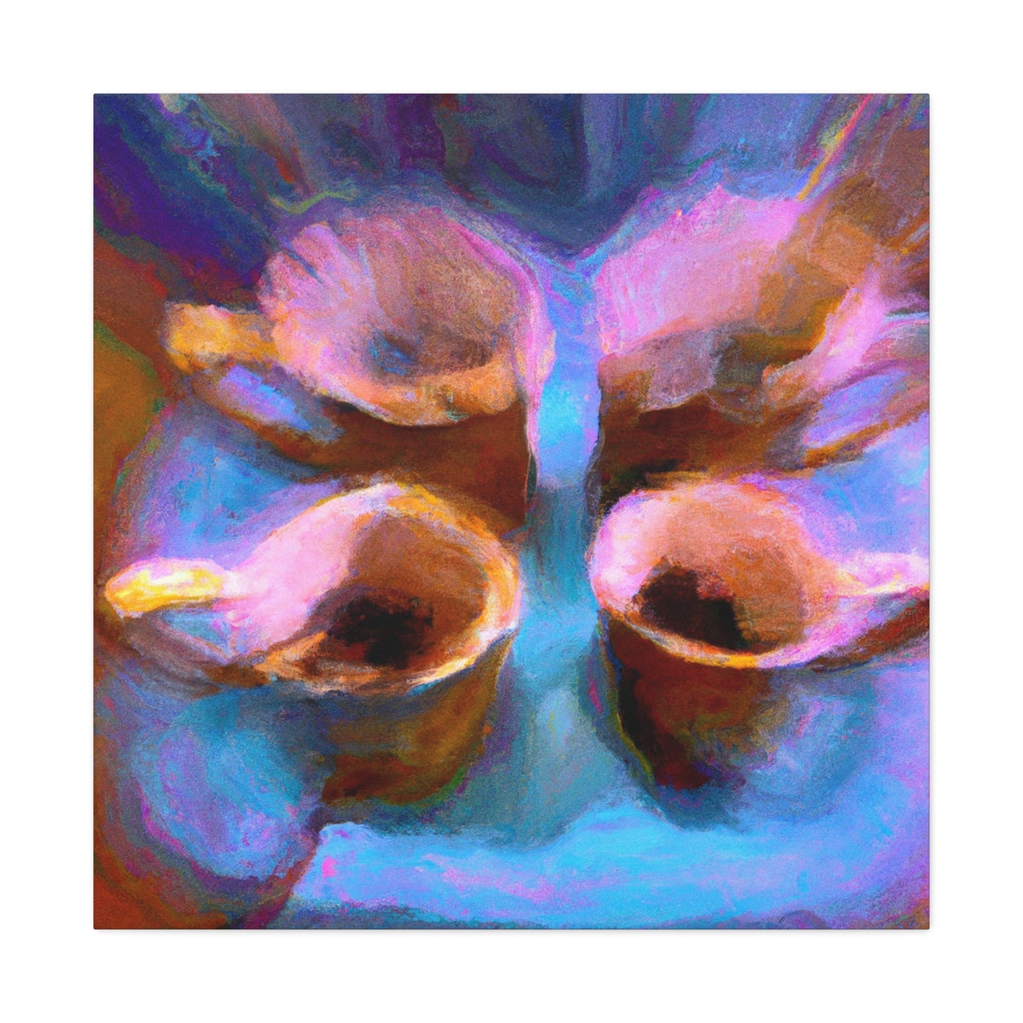 Tea Cup Reflection Dance - Canvas