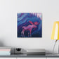 Moose in Art Deco - Canvas