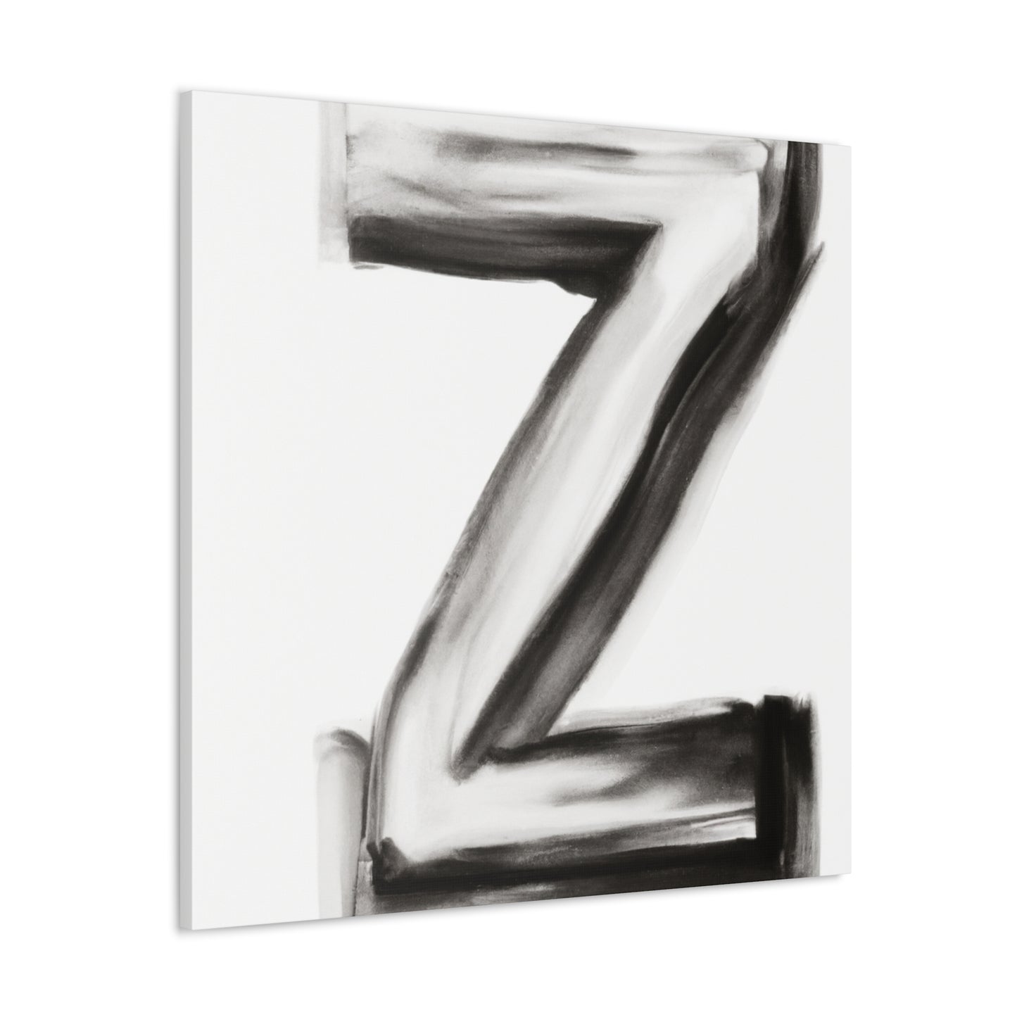 Z's Abstract Reflection - Canvas