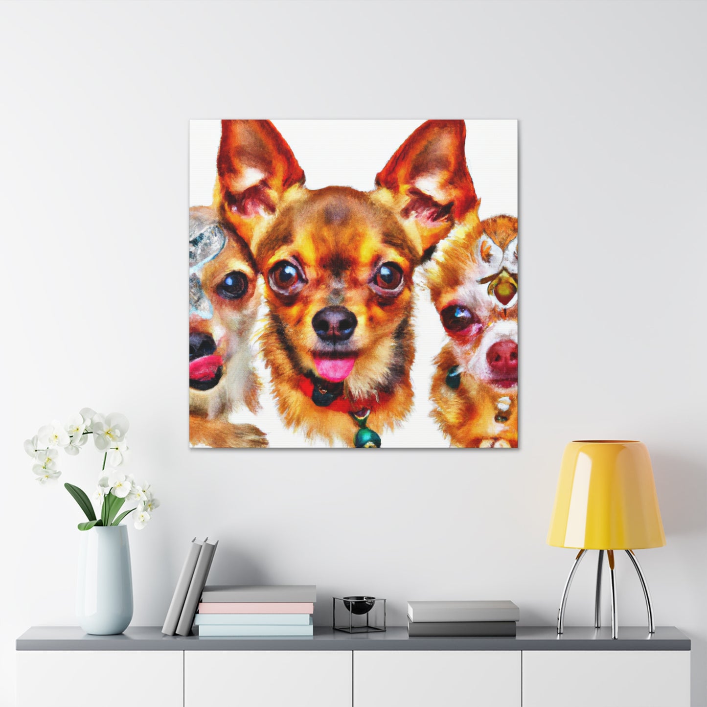 "Proud Chihuahua Pup" - Canvas