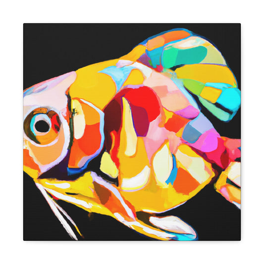 "Killifish Art Deco Dream" - Canvas