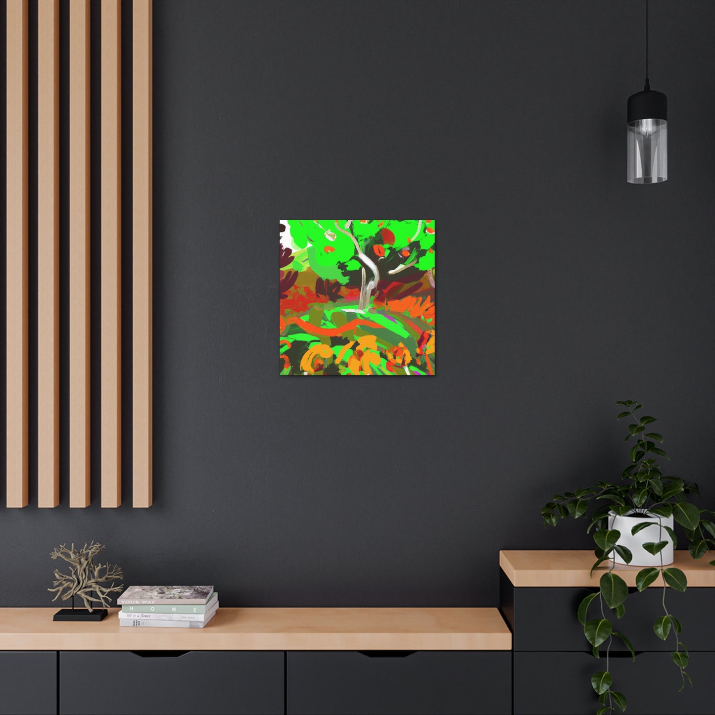 "Marigolds In Movement" - Canvas