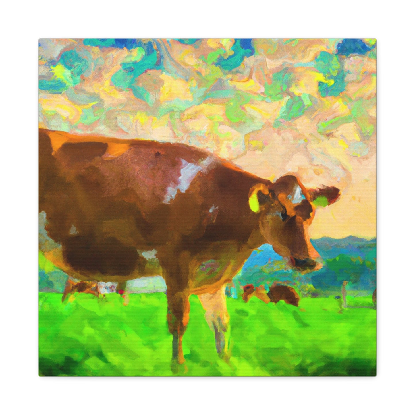 Jersey Cow Majesty Quality - Canvas