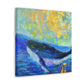 Whale in Impressionism - Canvas