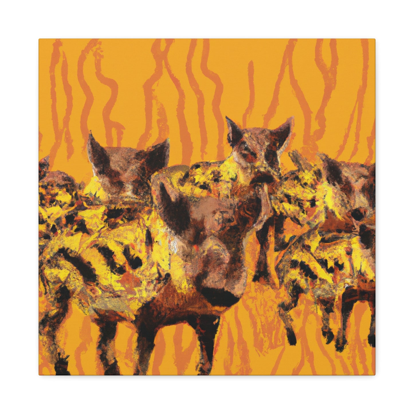 "Warthog War April Dream" - Canvas