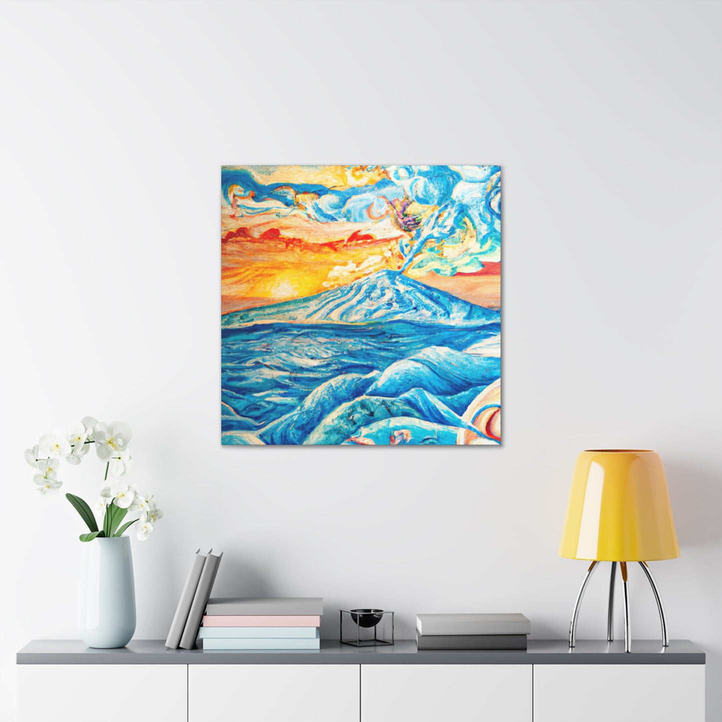 "Ocean of Art Nouveau" - Canvas