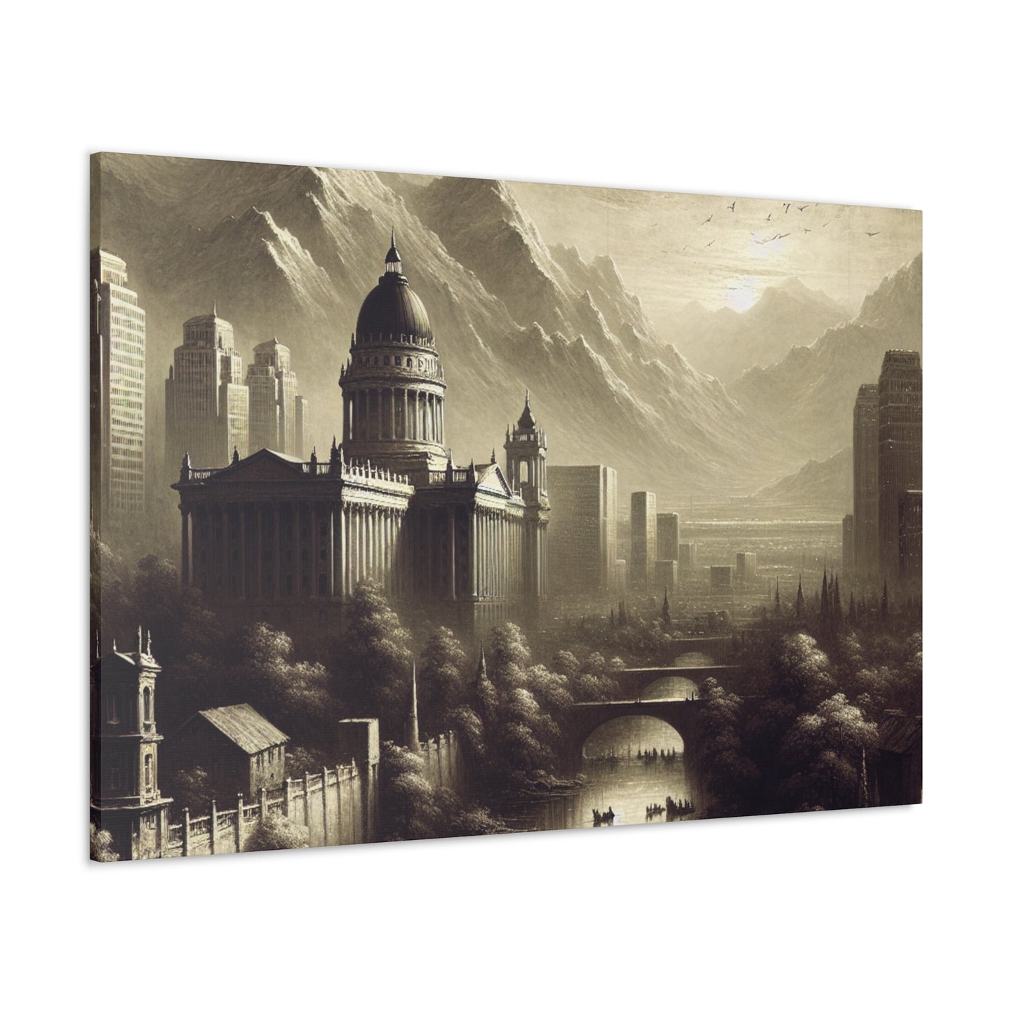 "Enchanting Vistas Unveiled" - Canvas