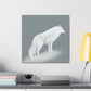 Arctic Wolf Splendor - Canvas