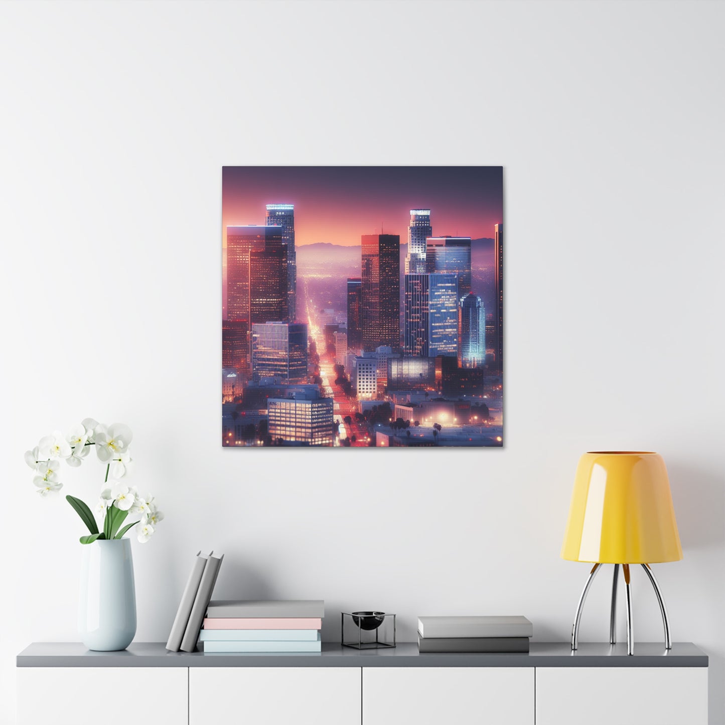 City of Neon Dreams - Canvas