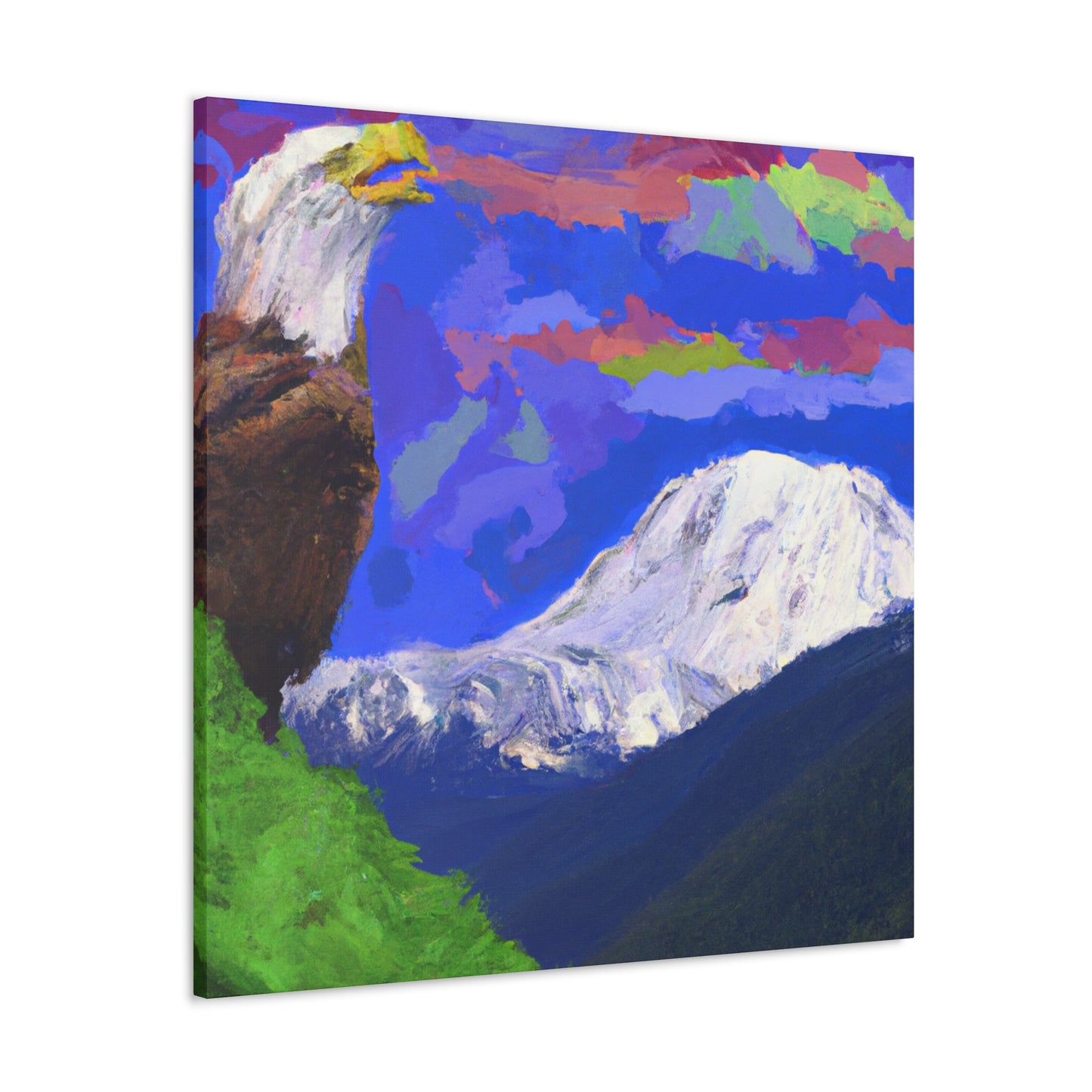 Bald Eagle Majesty Awed - Canvas