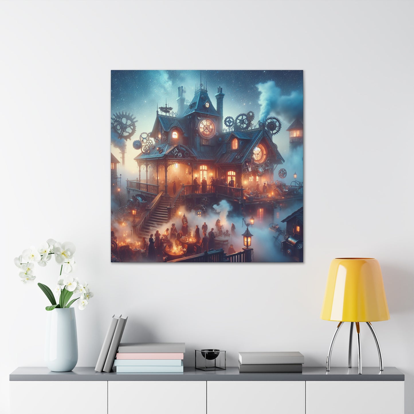 Ethereal Clockwork Soirée - Canvas