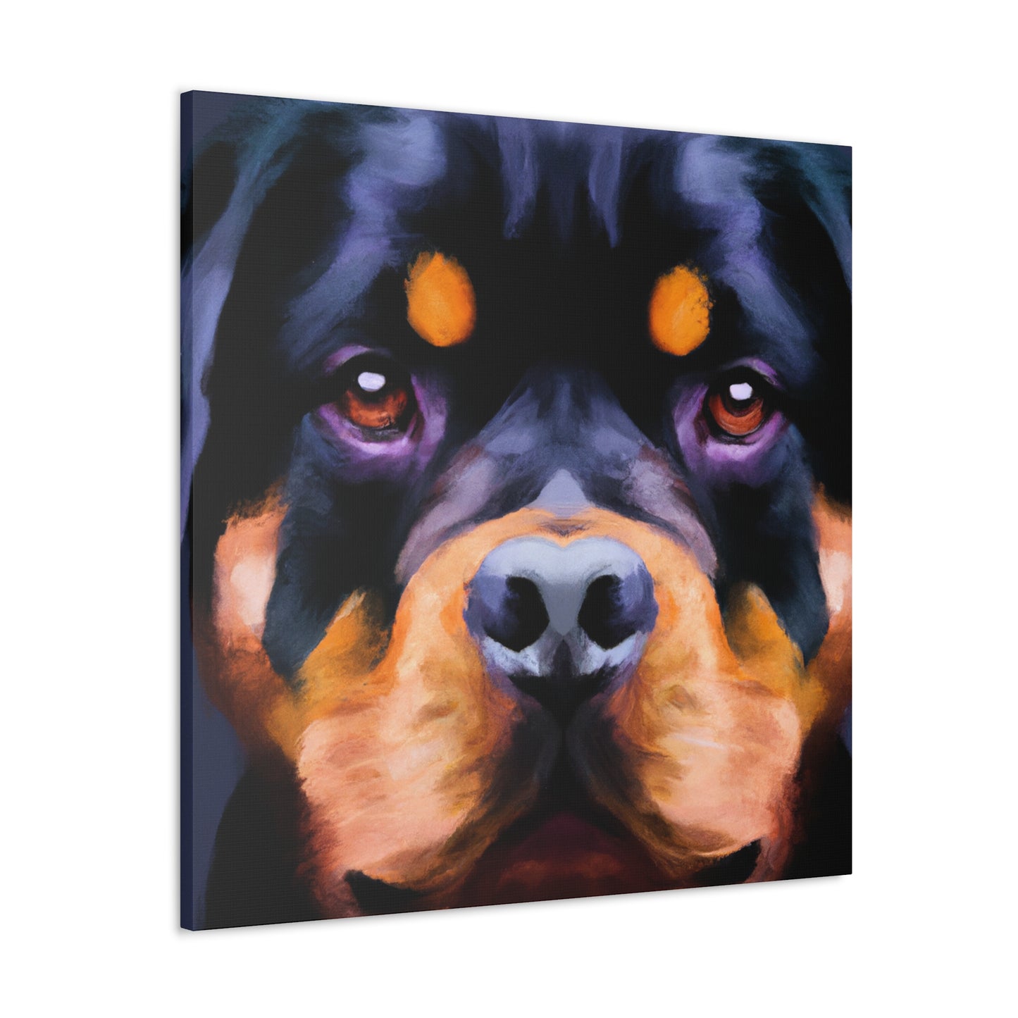 "Rottweiler Ruff Regal" - Canvas