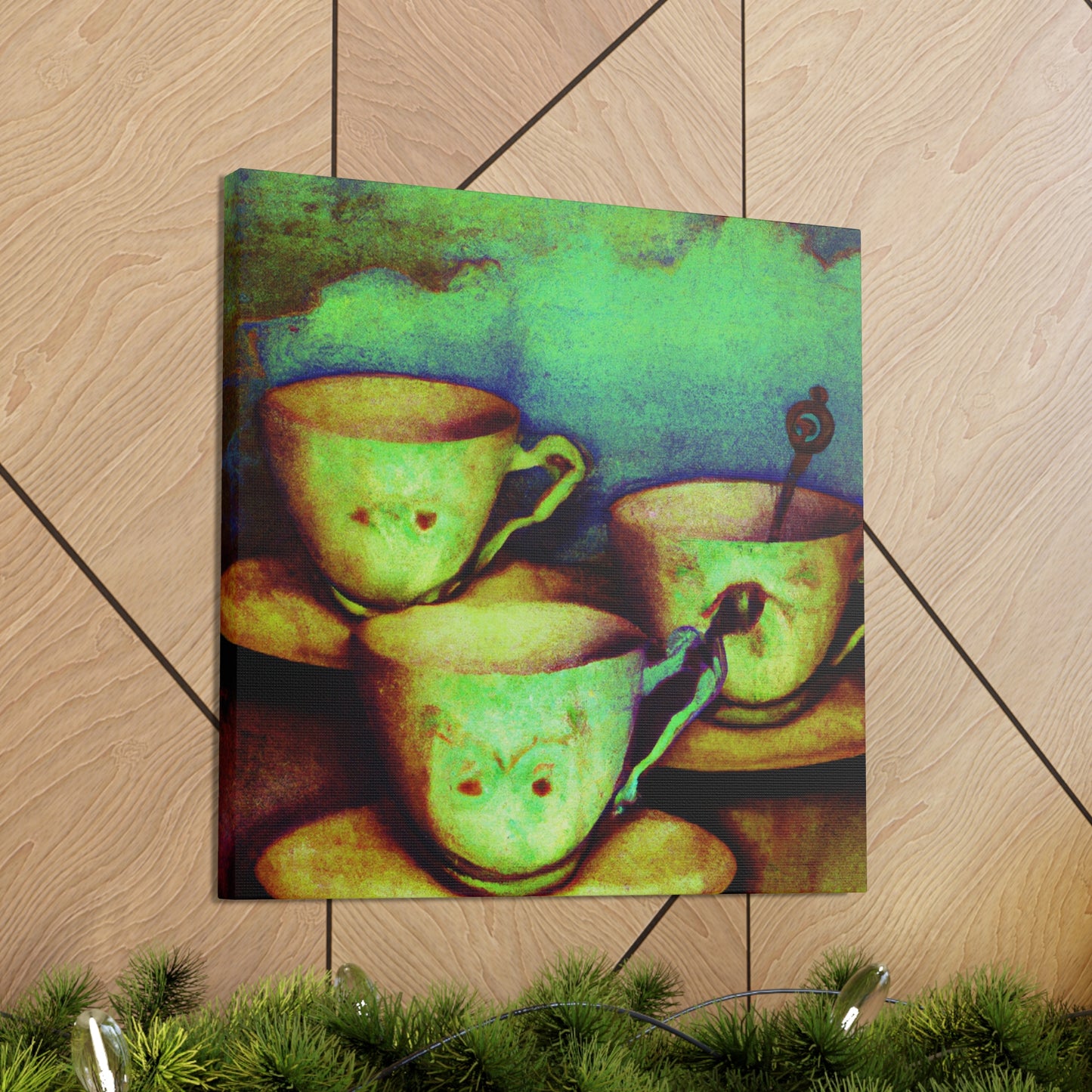 Tea Time Harmony. - Canvas