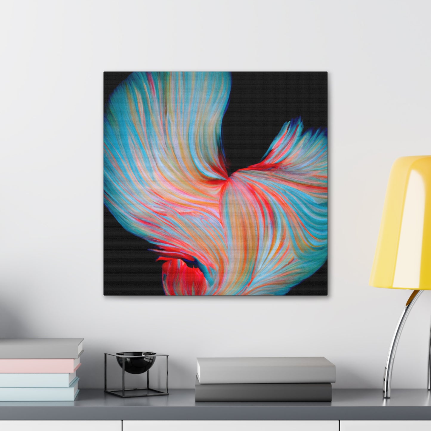 "Betta: Abstract Love" - Canvas