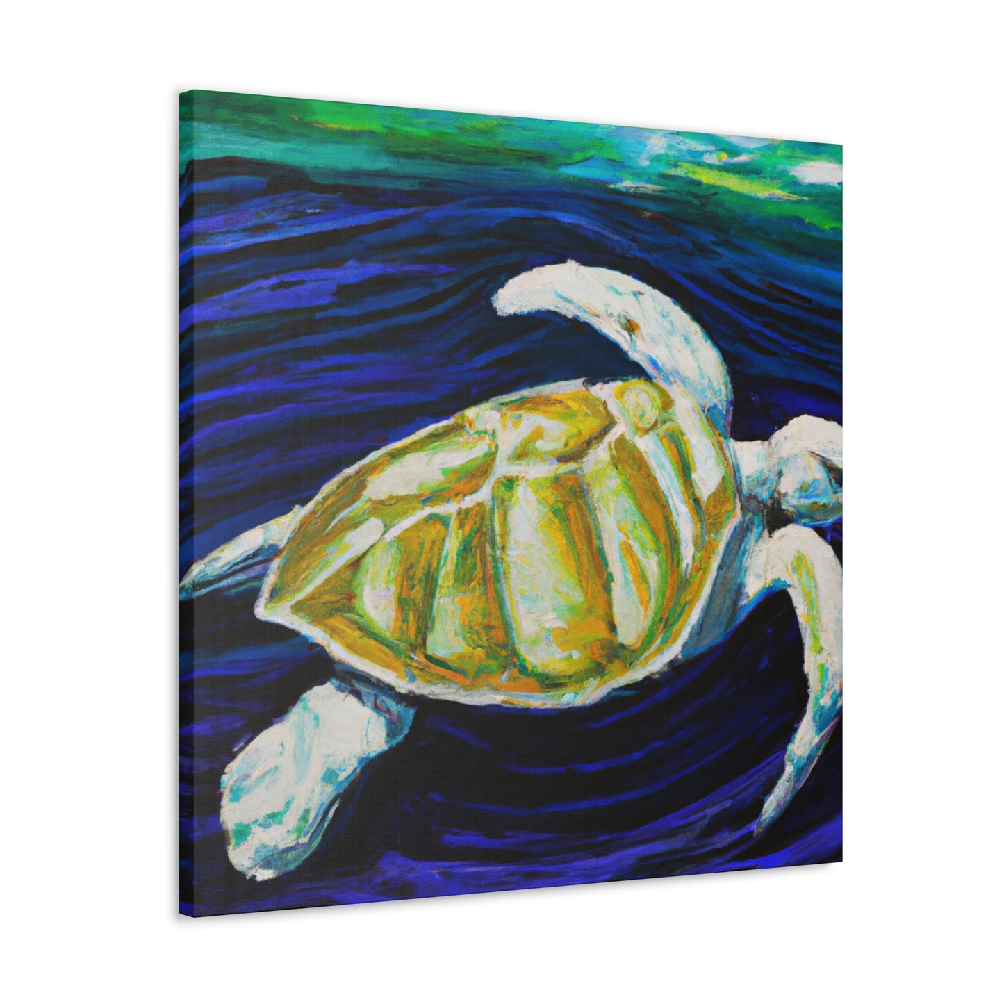 "Sea Turtle Dreamscape" - Canvas