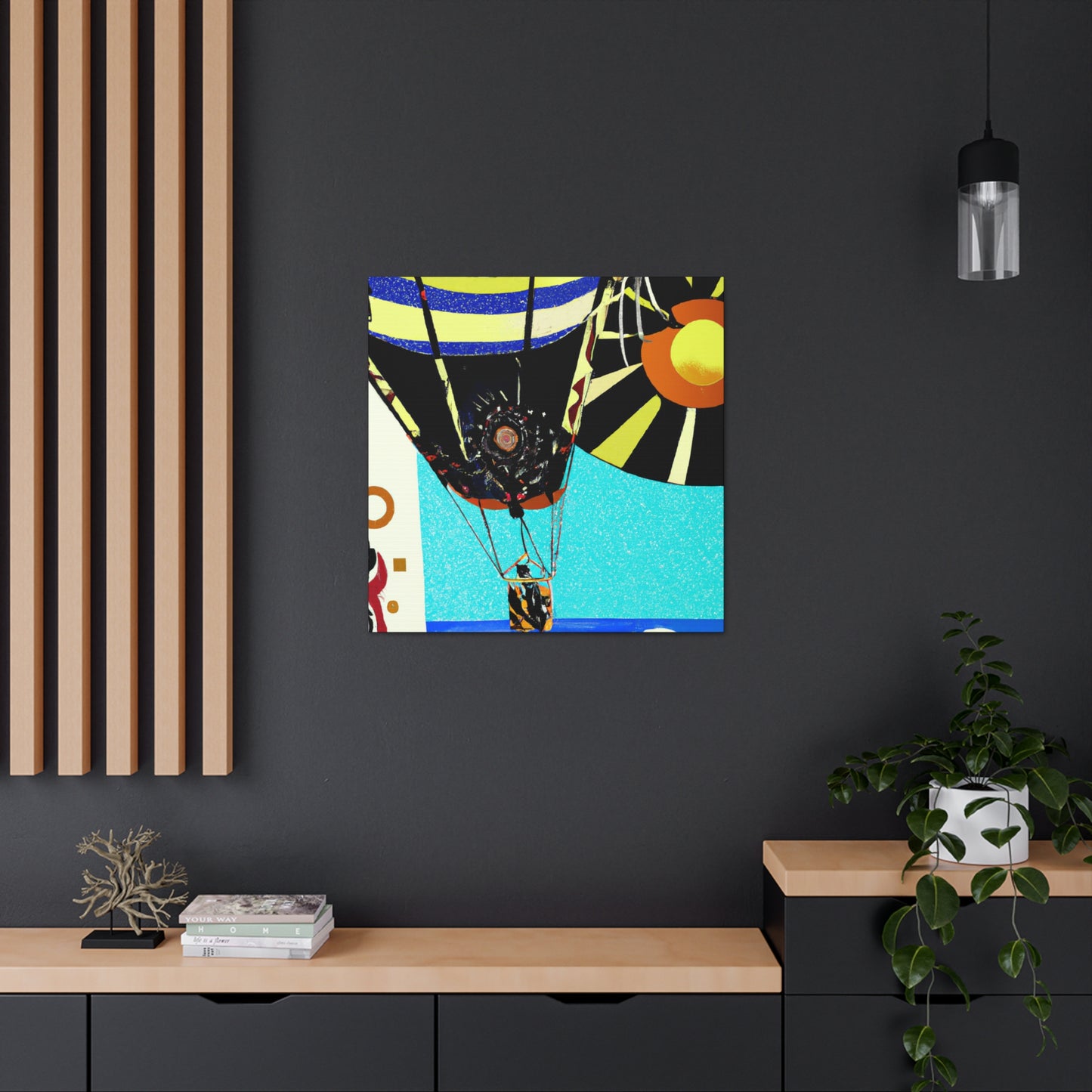 Parasailing Under Moonlight - Canvas