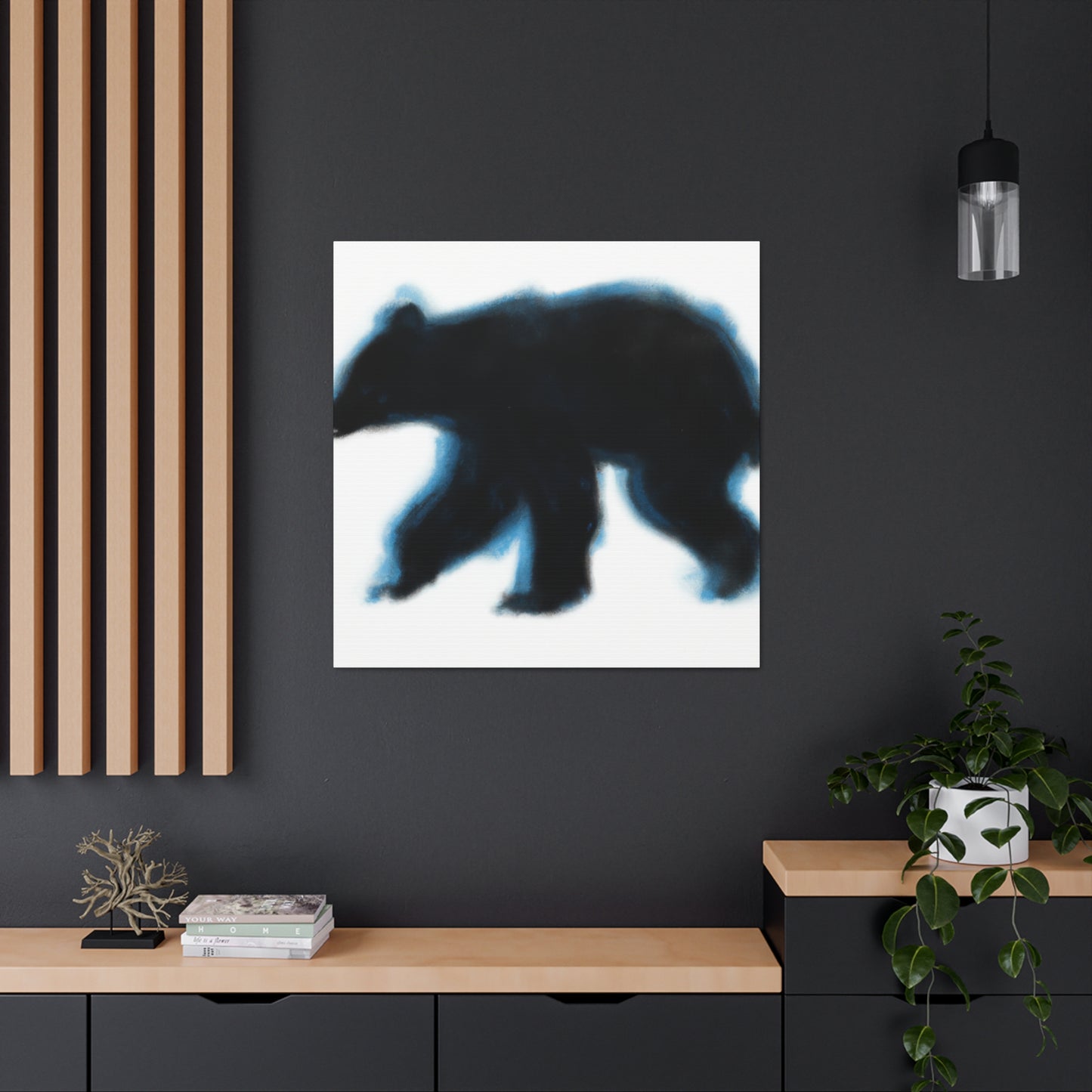 "The Asiatic Bear Roars" - Canvas