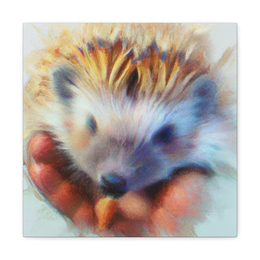 "Hedgehog in Hyperrealism" - Canvas