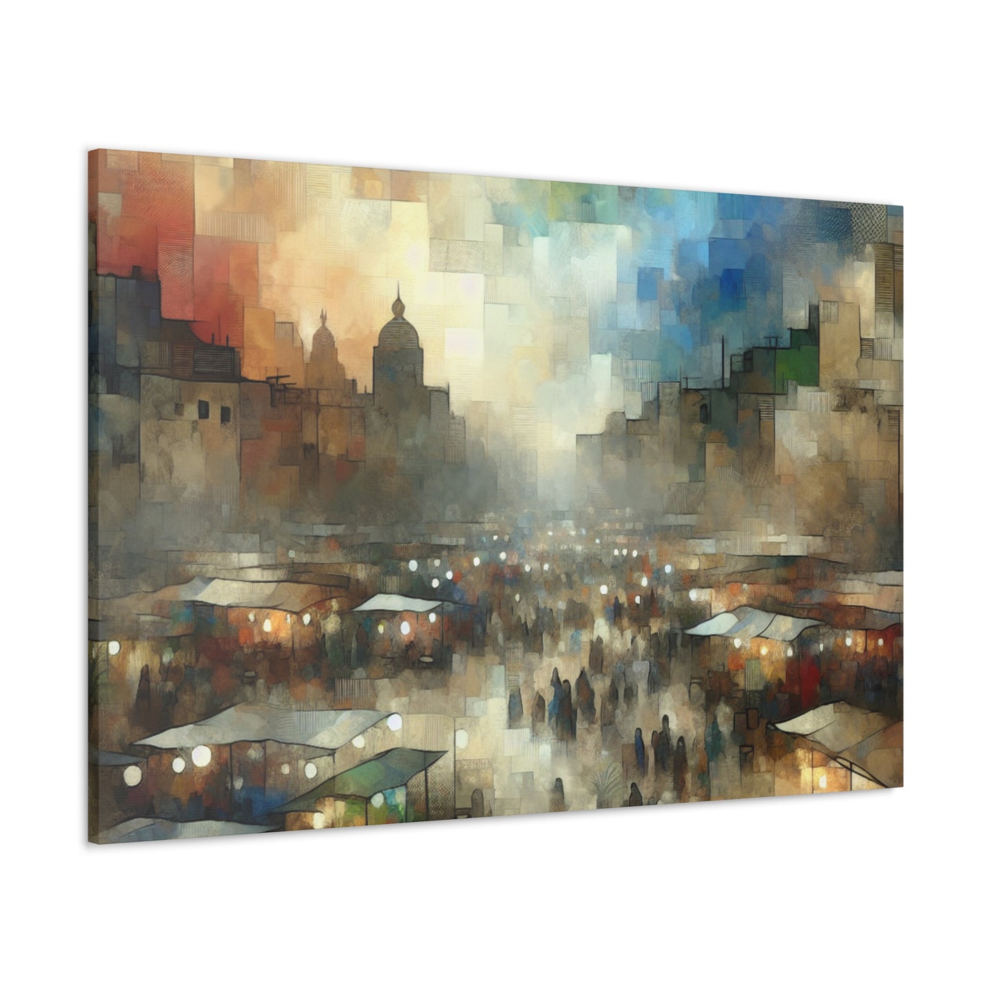 Nocturnal Bazaars Abound - Canvas