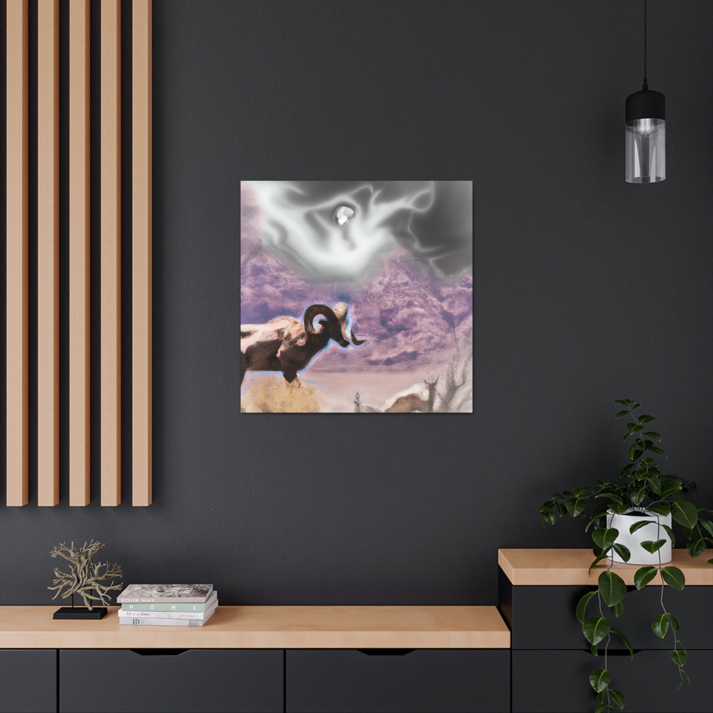 Bighorn Dreamscape Scene - Canvas