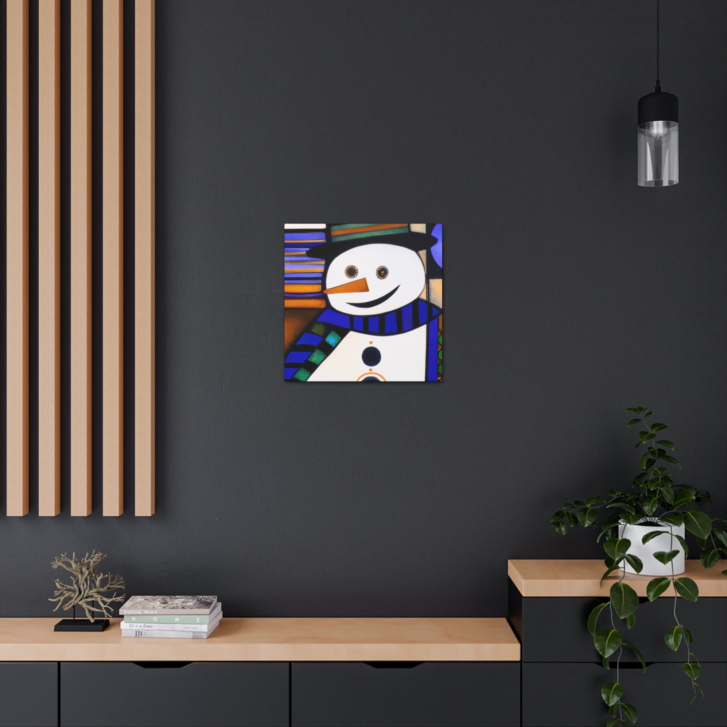 "Frosty Deco Frosting" - Canvas