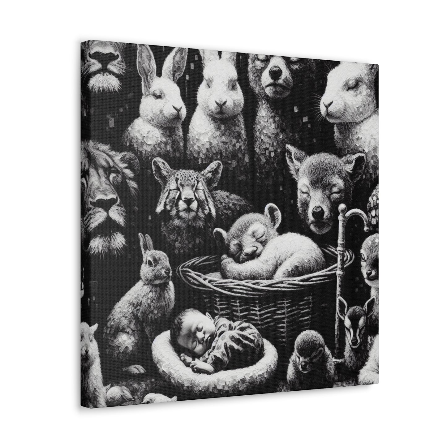 Dreaming Forest Creatures - Canvas