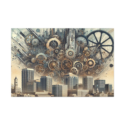 "Orlando's Steam-powered Dreams" - Canvas